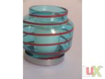 VENINI | Candlestick model 105.00 blown glass and.. | BLUE