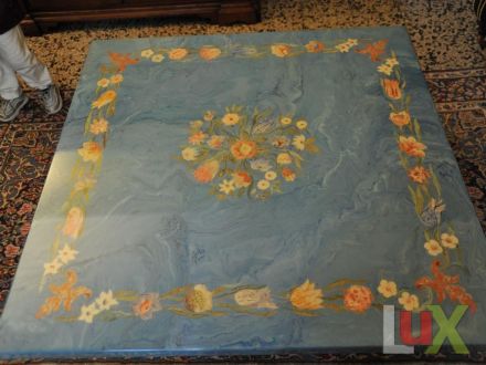 Marble table decorated with plaster work.. | AZURE